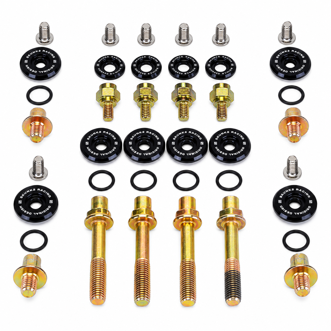 Skunk2 B-Series Black VTEC Low-Profile Valve Cover Hardware
